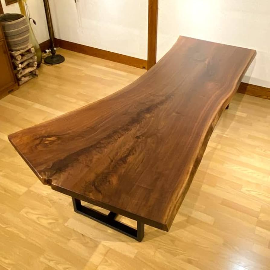 木製ナチュラルウッドテーブル一枚板 木製ナチュラルウッドテーブル一枚板 一枚板テーブル - 一枚板